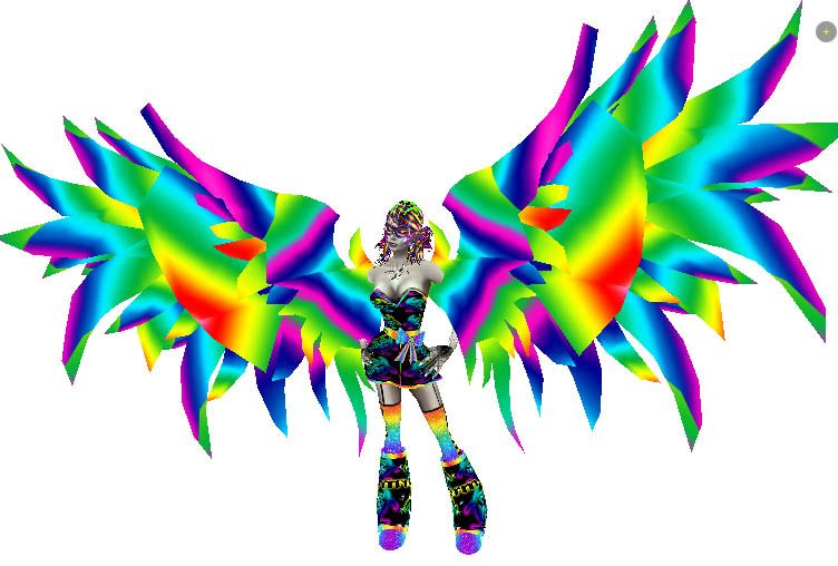 Rainbow Rave Anim Wings