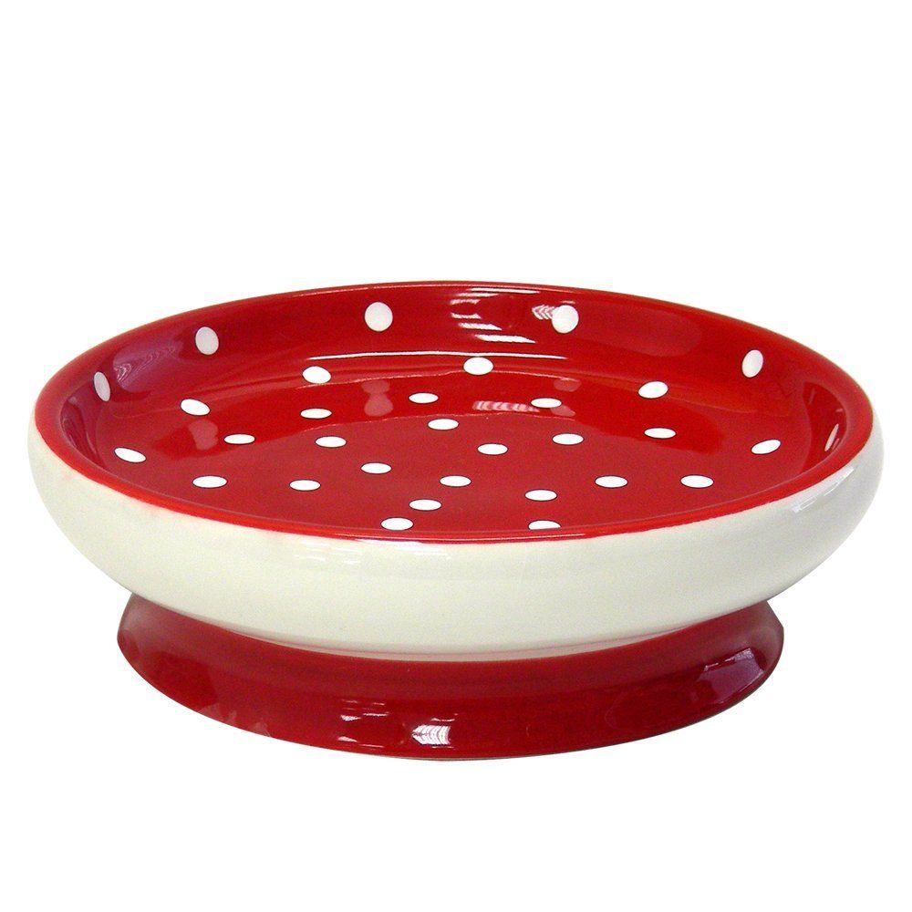 Allure Home Dots Ceramic Soap Dish