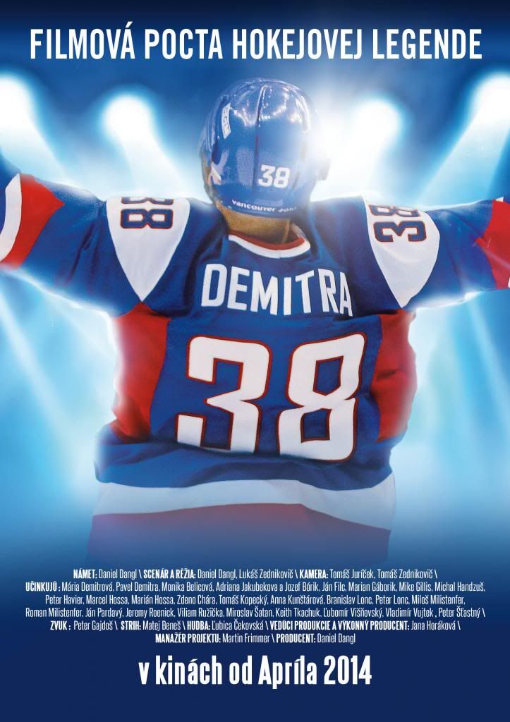 Filmová pocta pre hokejovú legendu Pavla Demitru, 38, odhaľuje prvé zábery