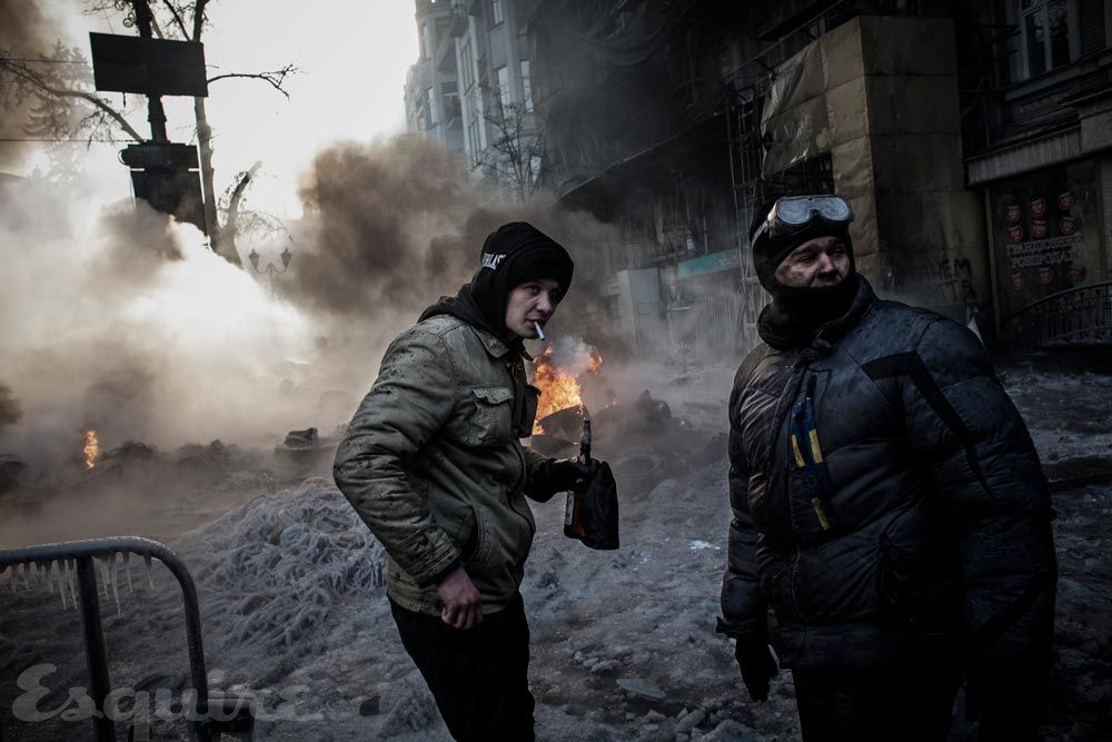 Úžasné fotky z ukrajinských protestov zachytávajú dramatické situácie