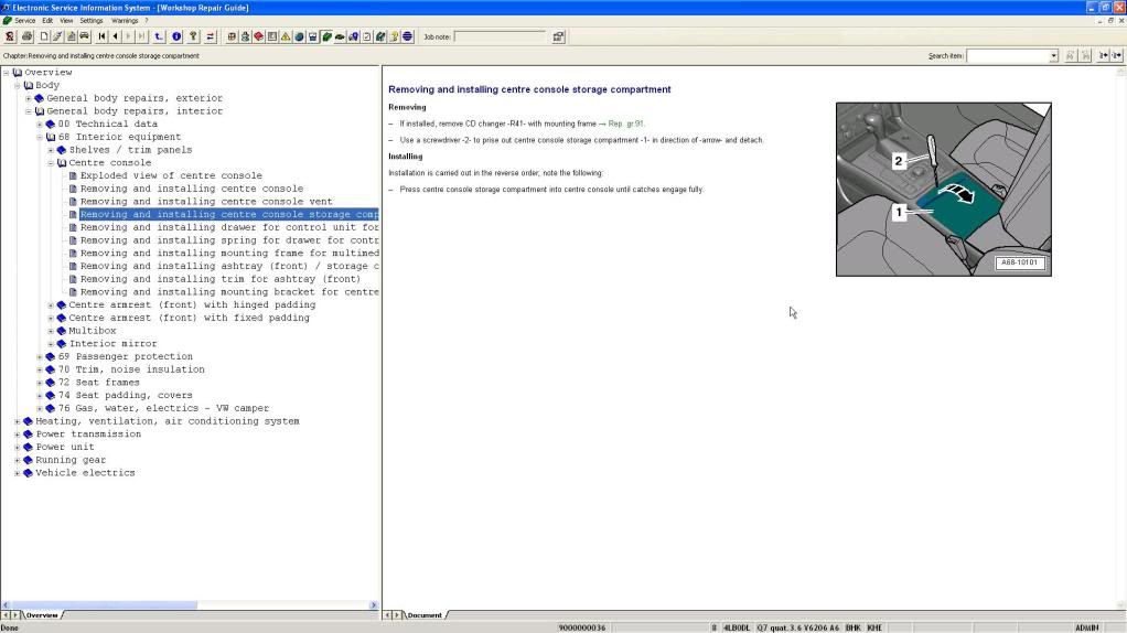 q7 center console removal??????