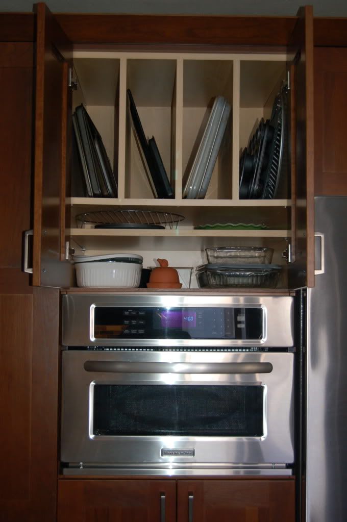 anyone have homemade wooden tray and cookie sheet dividers