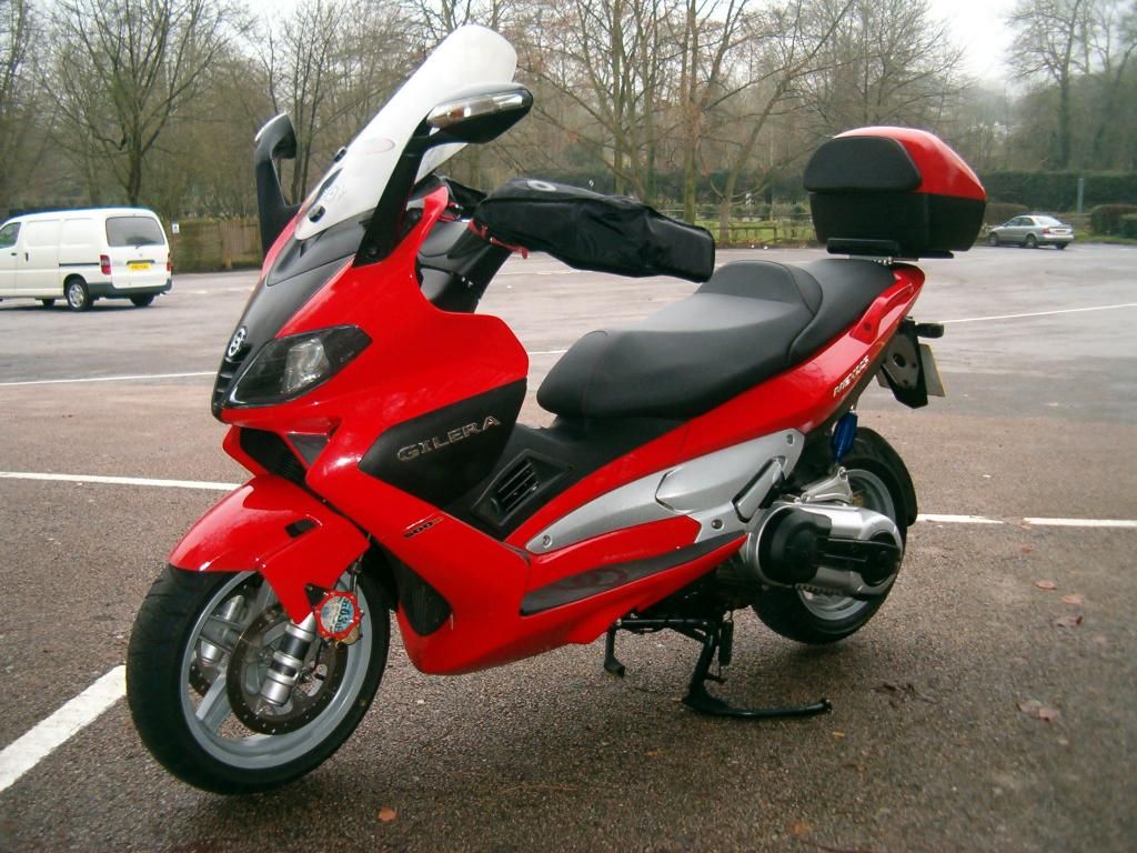 Modern Vespa hand guards