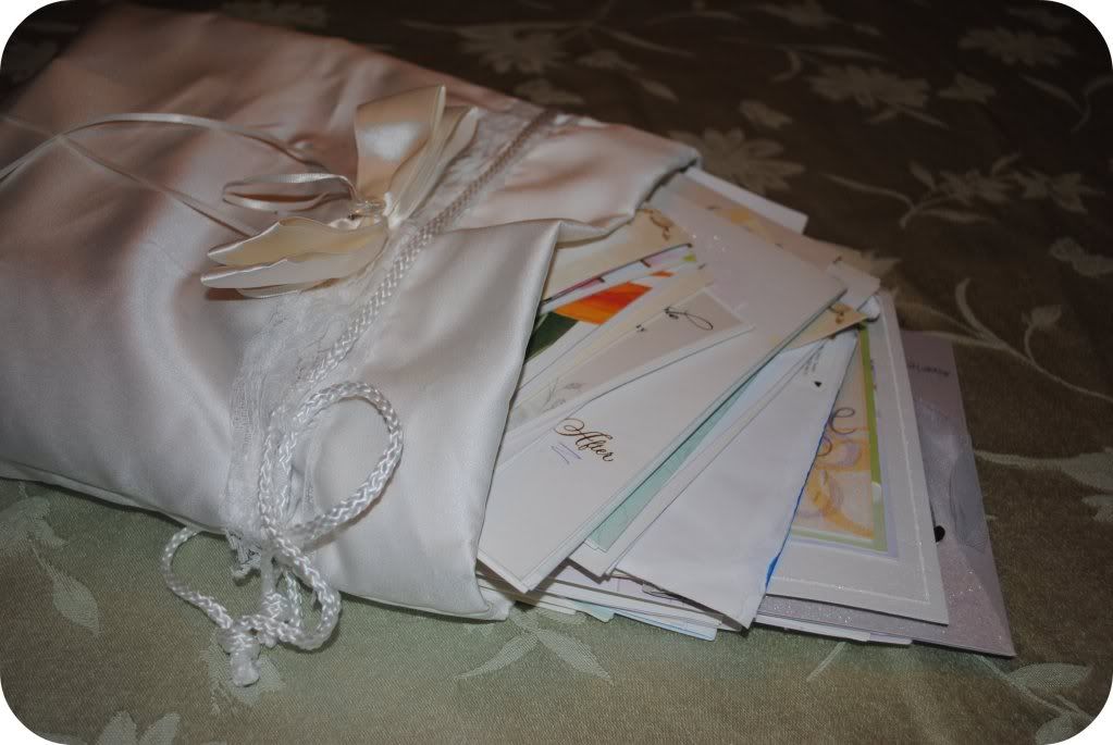 Step 1 Gather all of your wedding cards and if you are OCD like me 