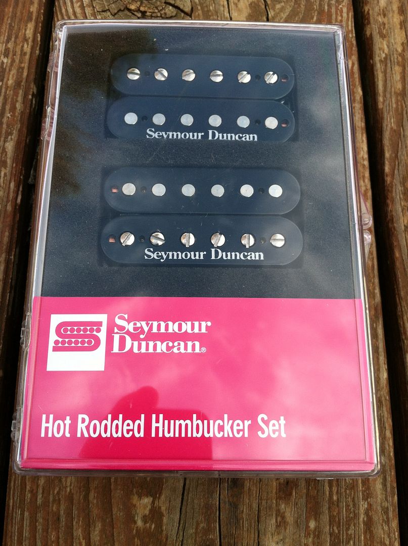 Seymour Duncan Hot Rodded Humbucker Pickup Set JB Bridge & Jazz Neck ...