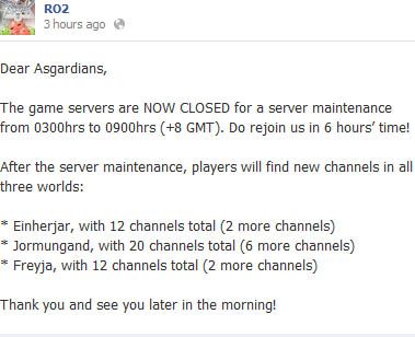 Penambahan Channel di Server RO2 LoTS SEA