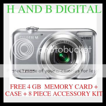 Fujifilm JX300 Digital Camera + 4 GB + CASE + KIT FREE 074101007473 