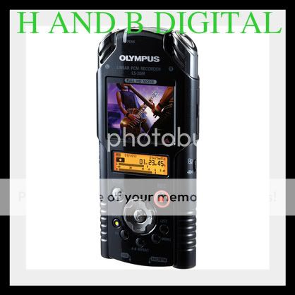 Olympus LS 20M Linear PCM Recorder 1080p HD Videos 050332179219  