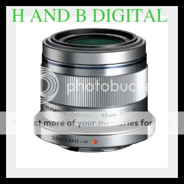 Olympus M. Zuiko Digital ED 45mm f/1.8 Lens for Micro Four Thirds 