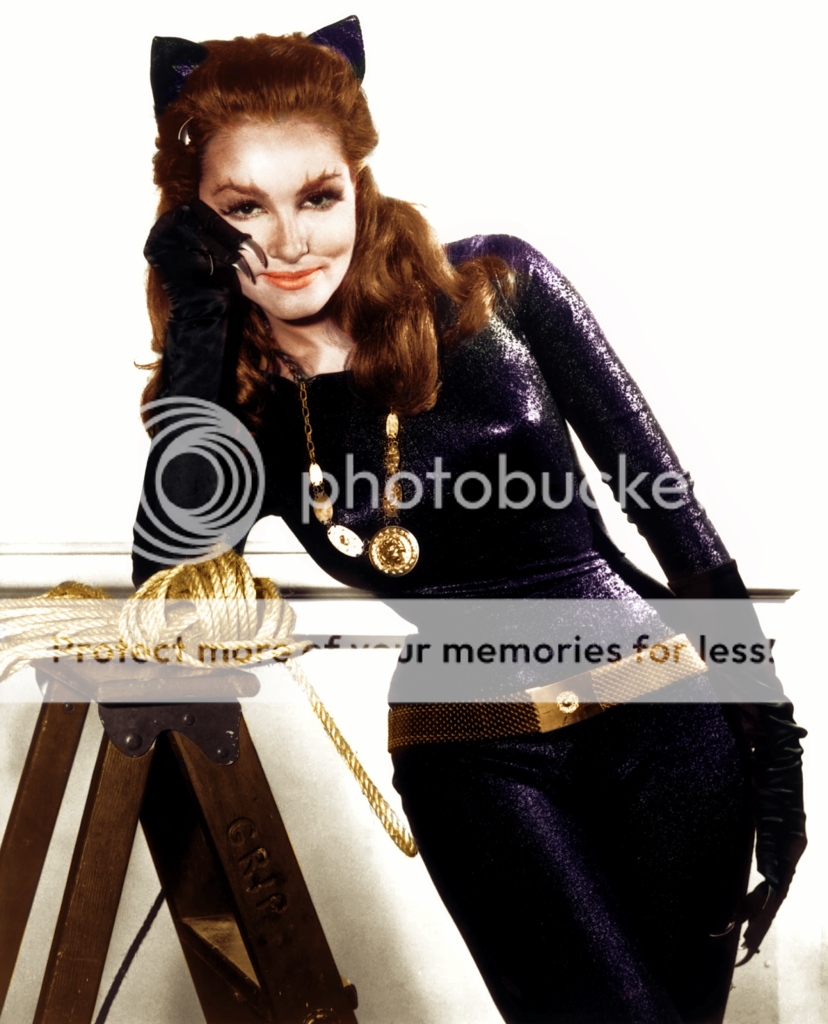 1960's - Julie Newmar as the curvy Catwoman : r/Colorization