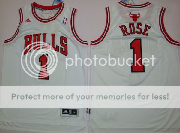 Derrick Rose Chicago Bulls Swingman Jersey White